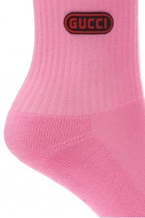 Sylvie web' striped socks, zdjęcie 2 Sylvie web' striped socks od Gucci
